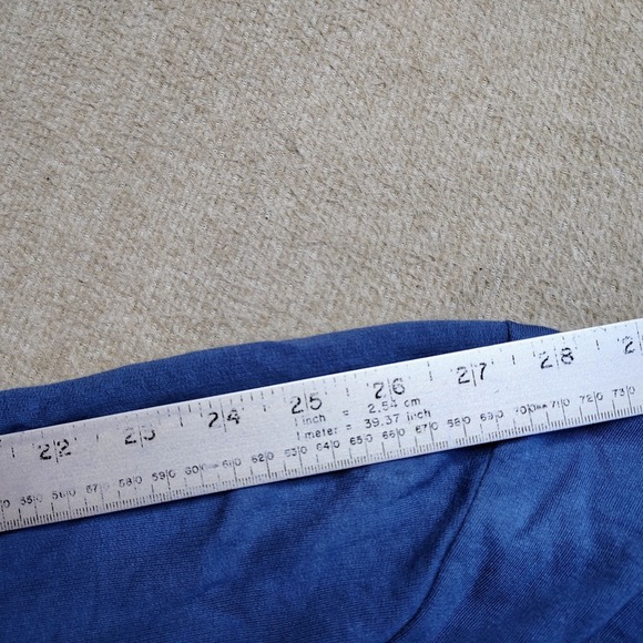 Marine Layer Afternoon Full Zip Hoodie Jacket Blue Medium Soft Casual Sweatshirt - Picture 9 of 10